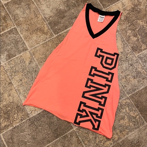 PINK Victoria's Secret Tops - VS Pink women’s size S v neck racer back tank